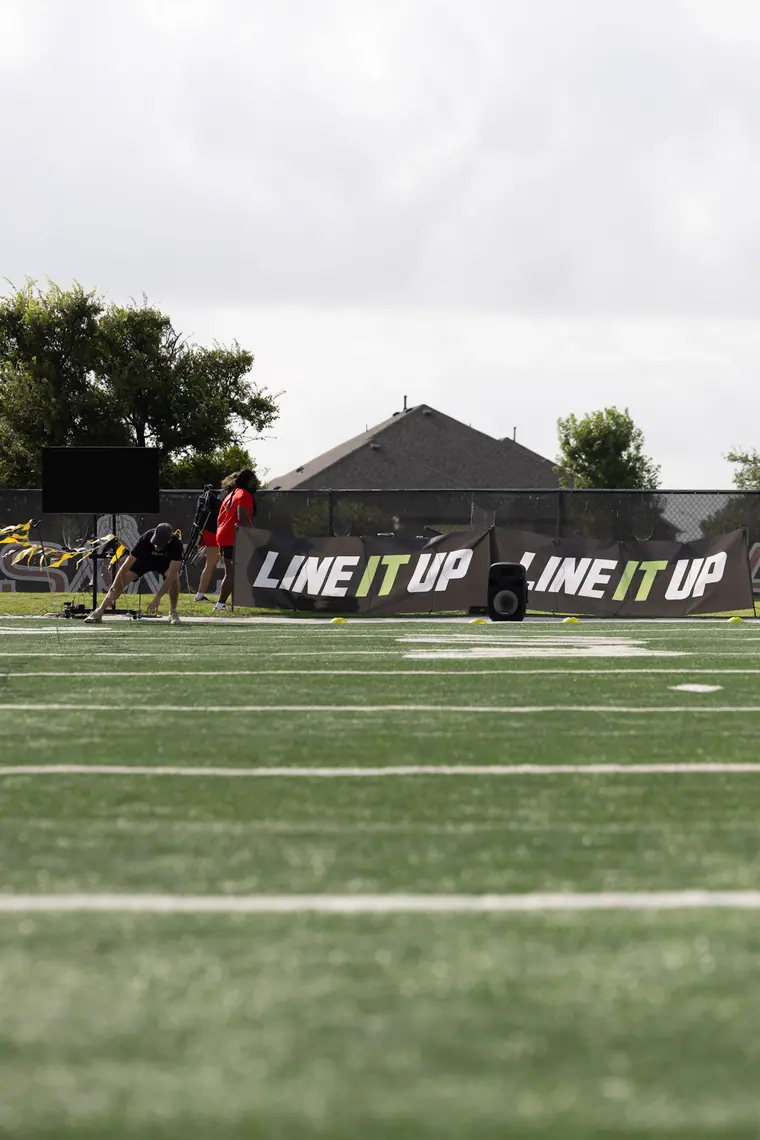 Line It Up 40 yard dash, Austin, July 18 2026
