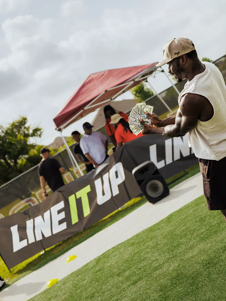 Line It Up 40 yard dash, Austin, July 18 2026