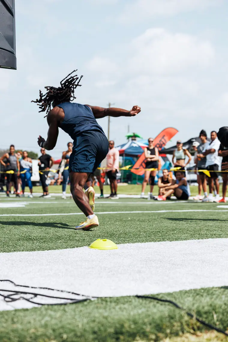Line It Up 40 yard dash, Austin, July 18 2026
