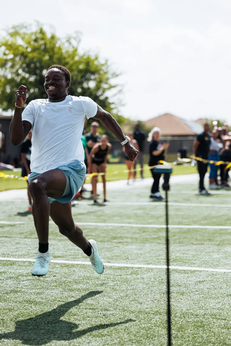 Line It Up 40 yard dash, Austin, July 18 2026