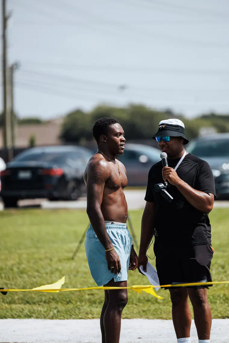 Line It Up 40 yard dash, Austin, July 18 2026