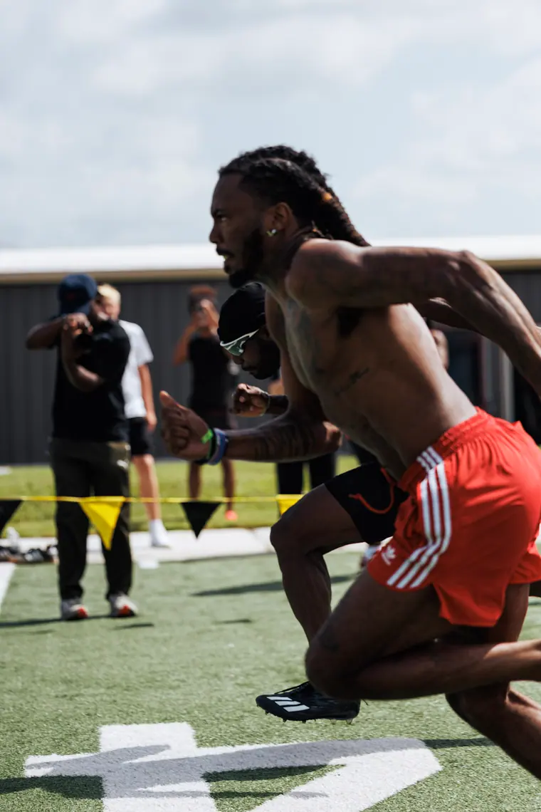 Line It Up 40 yard dash, Austin, July 18 2026