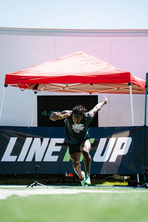 Line It Up 40 yard dash, Austin, September 19 2026