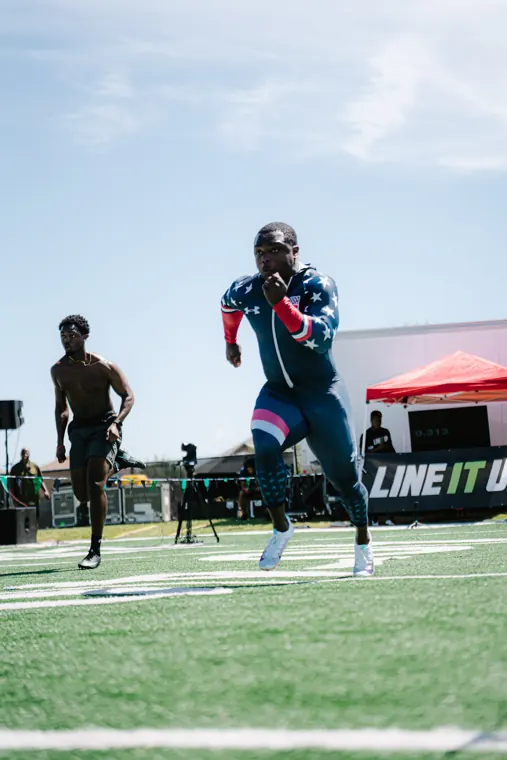 Line It Up 40 yard dash, Austin, September 19 2026