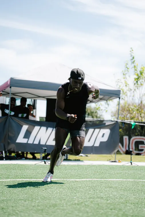 Line It Up 40 yard dash, Austin, September 19 2026
